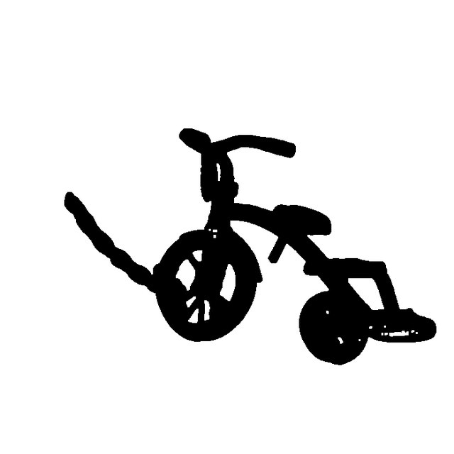 bold blackwork tattoo stencil